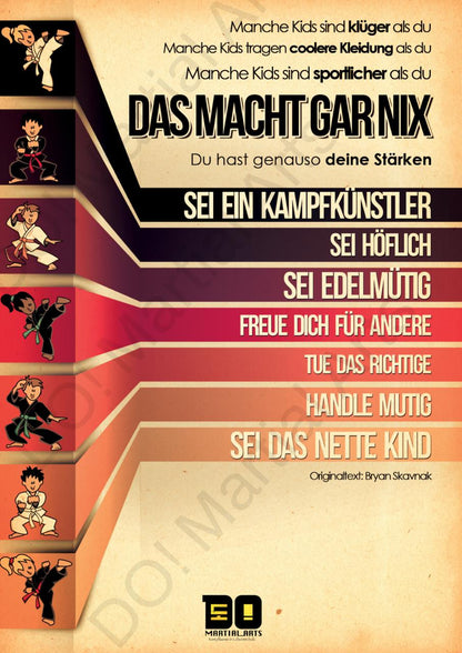 Kinder Affirmationsposter